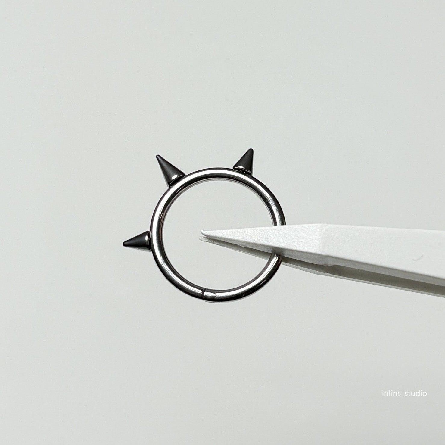 🌟 Sweet Wolf Fang & Seamless Ring Lip/Septum Jewelry Set ✨