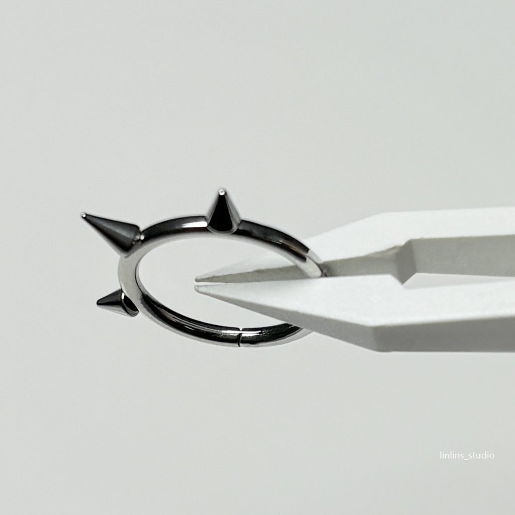 🌟 Sweet Wolf Fang & Seamless Ring Lip/Septum Jewelry Set ✨