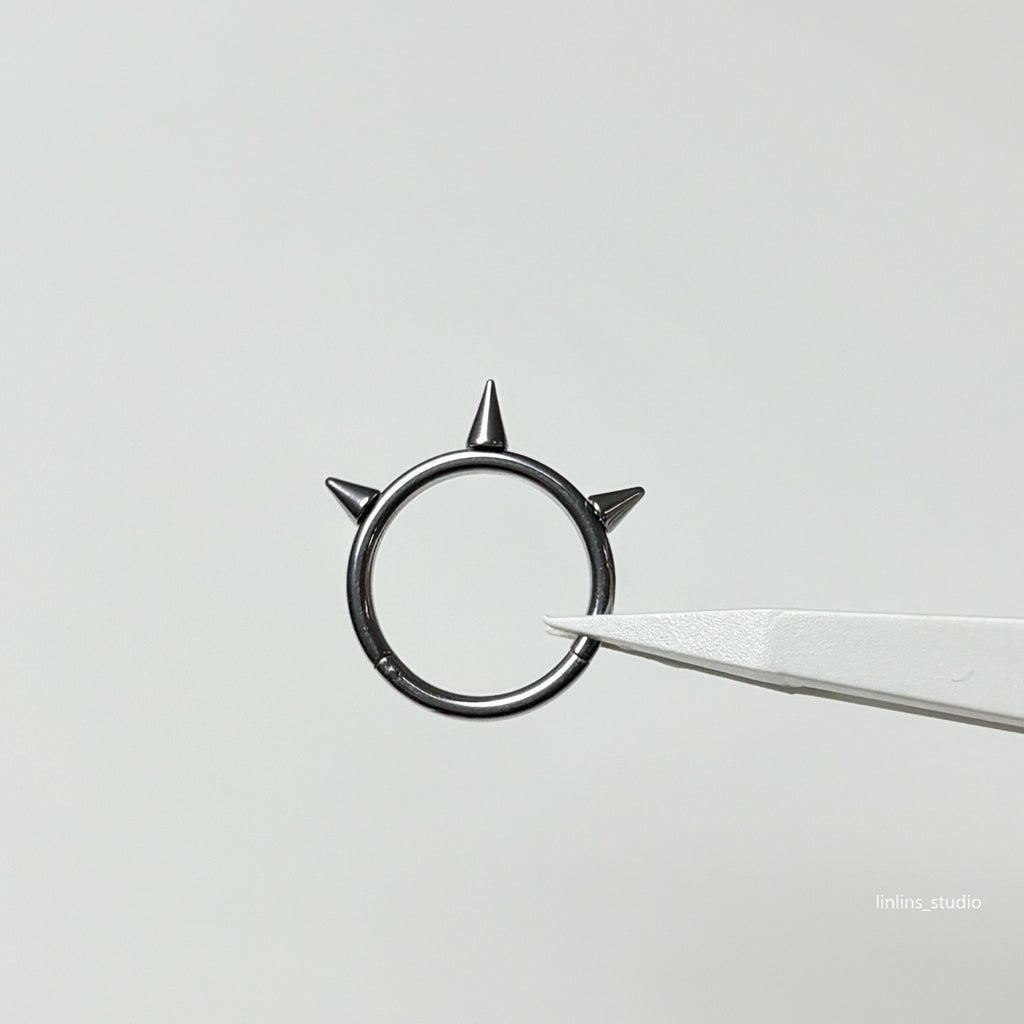 🌟 Sweet Wolf Fang & Seamless Ring Lip/Septum Jewelry Set ✨